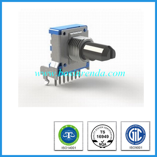 14mm Vertical Type Insulted Rotary Potentiometer with 6 Pins for Volume Control