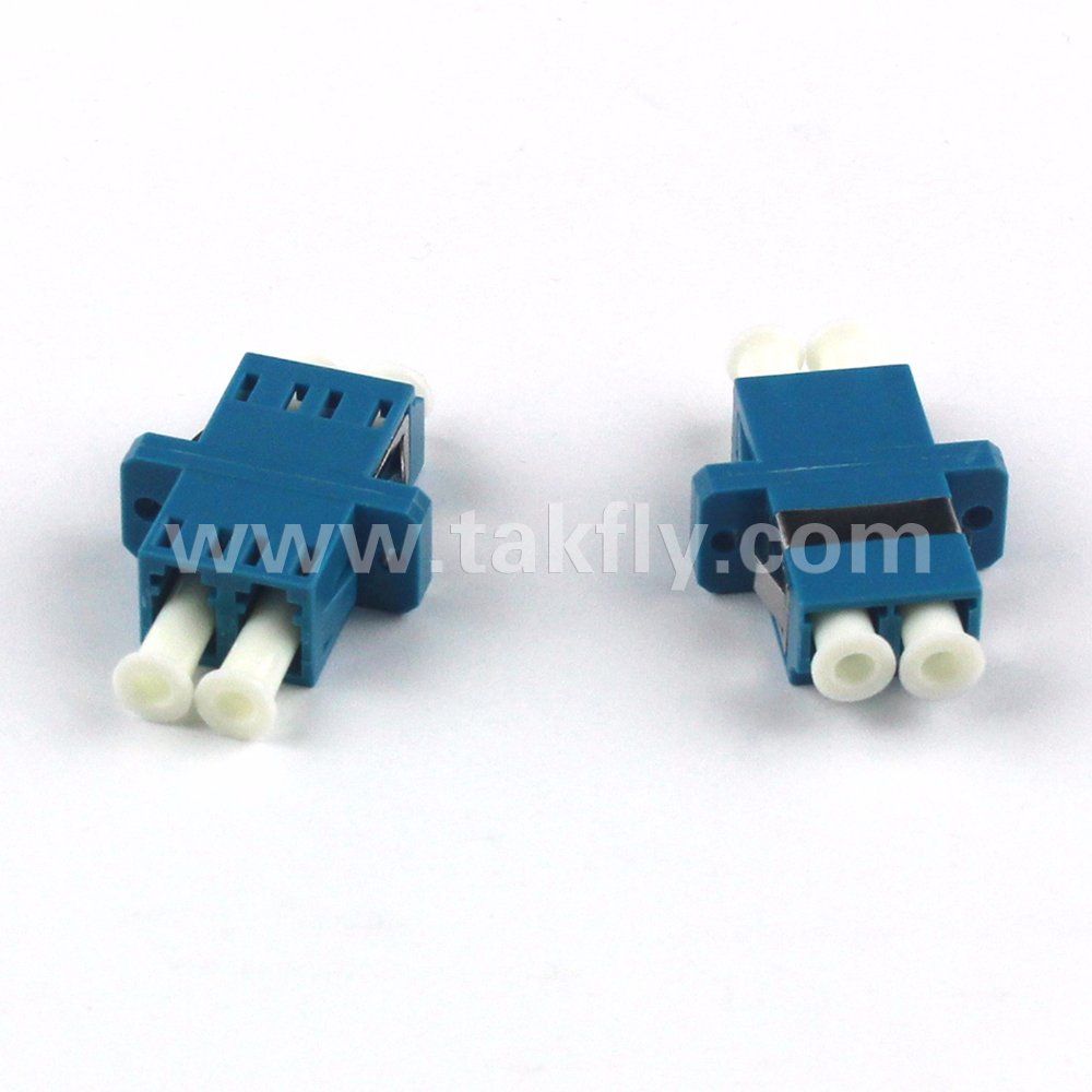 LC Optical Coupler Panel Mount Fiber Optic LC Duplex Adapter