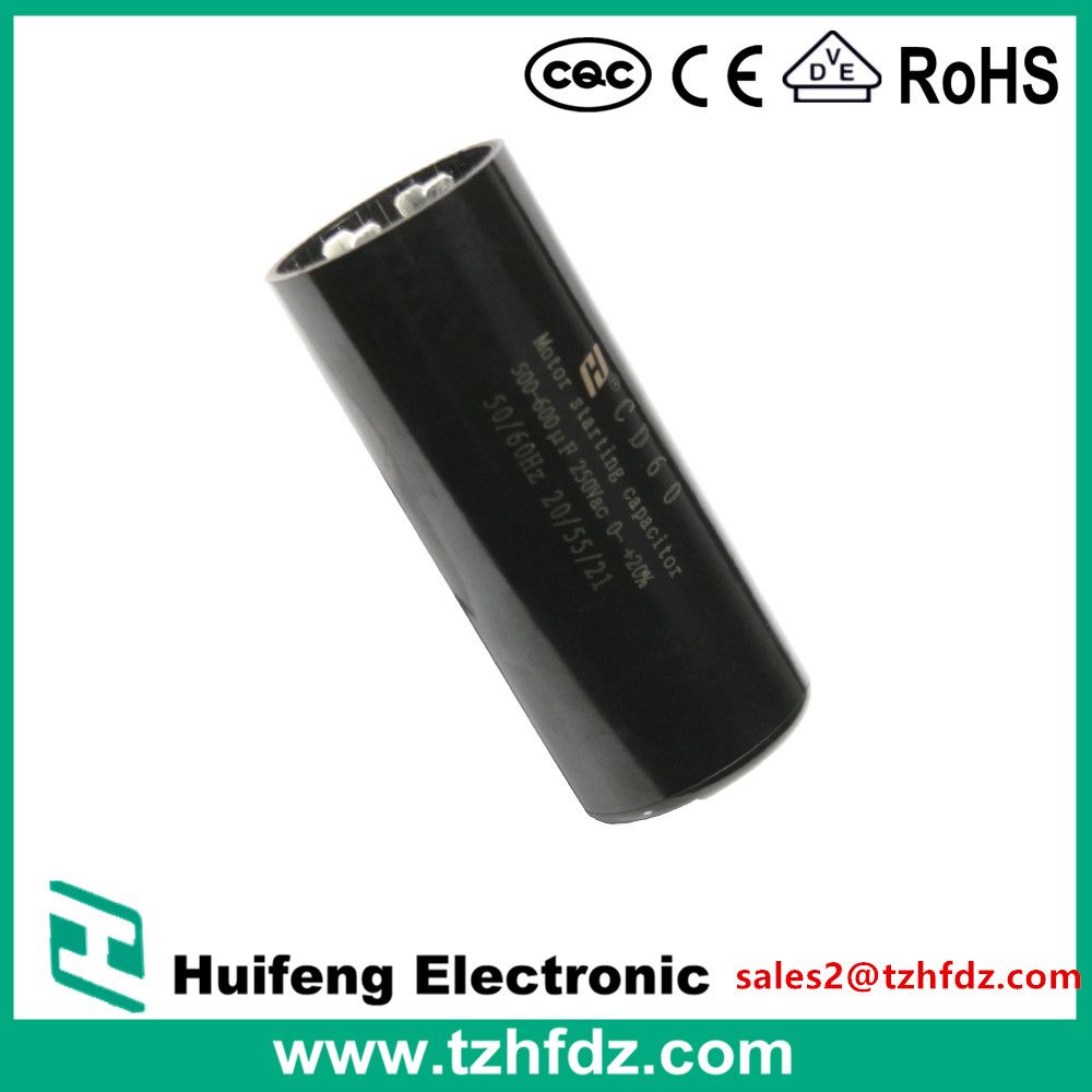 Motor Starting Capacitor CD60 with CE RoHS