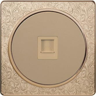 Pattern Design 	British Standard One Gang Internet/Telephone Socket Flat