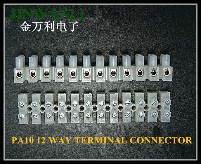 PA10 12 Way Fire Proof Feed Through Terminal Connectors