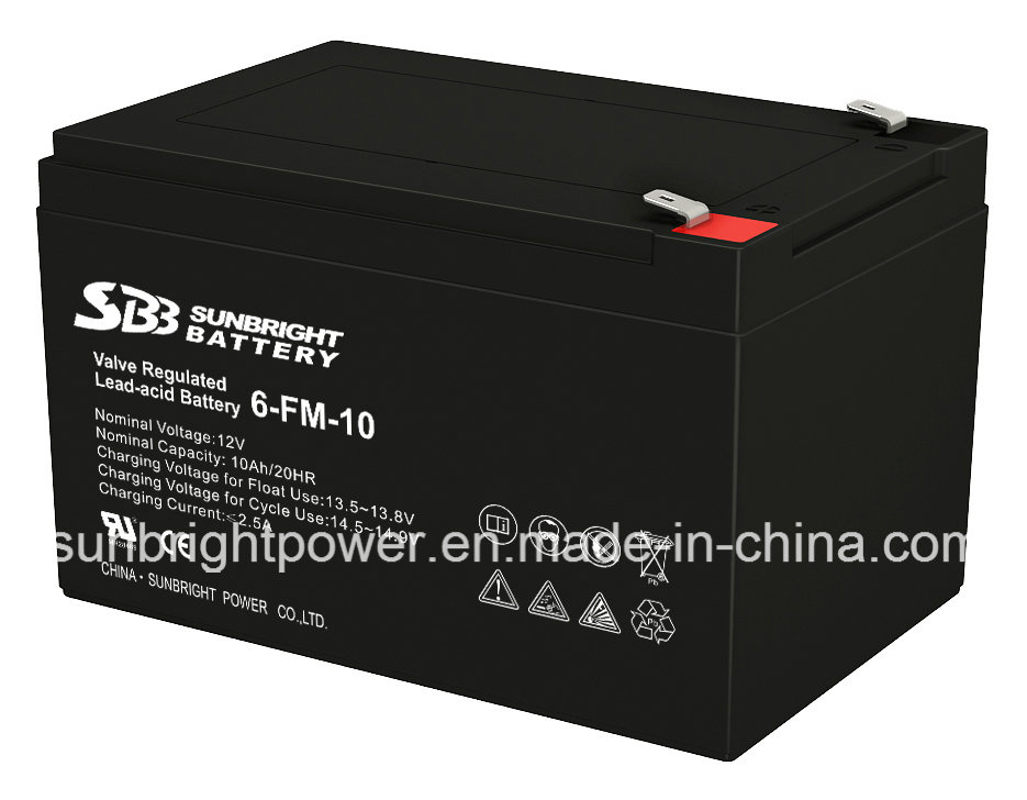 SBB Harvester Battery 12V10ah with CE RoHS UL
