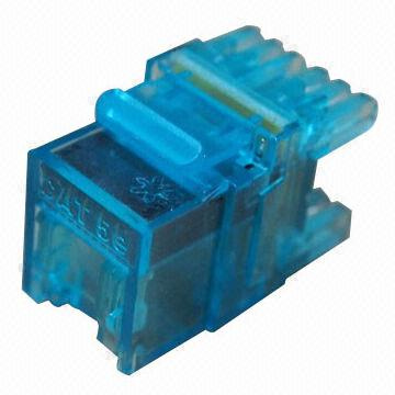 Cat5e Unshielded Keystone Jack with Dust-Proof Cover
