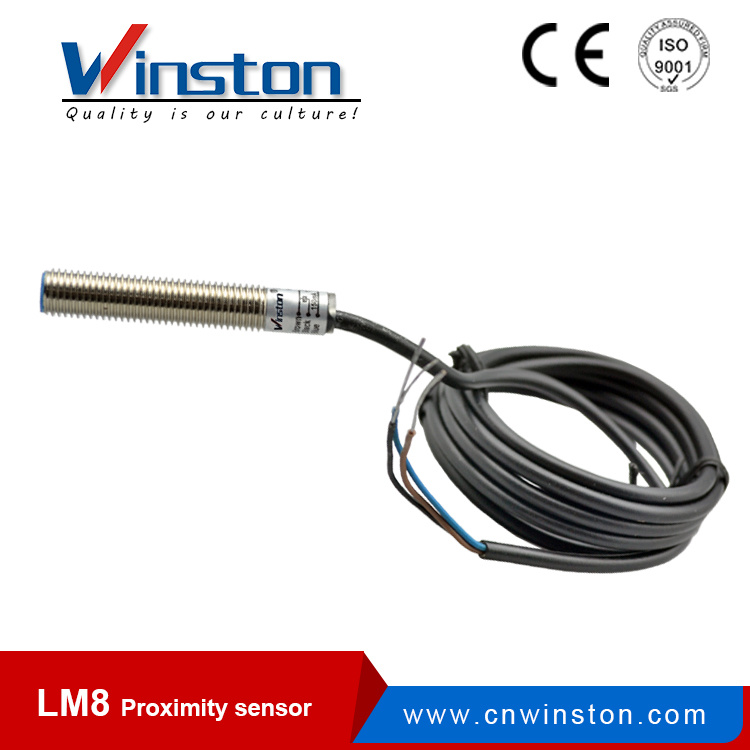 Lm8 Cylinder Type Flush Inductive Proximity Sensor Switch with Ce