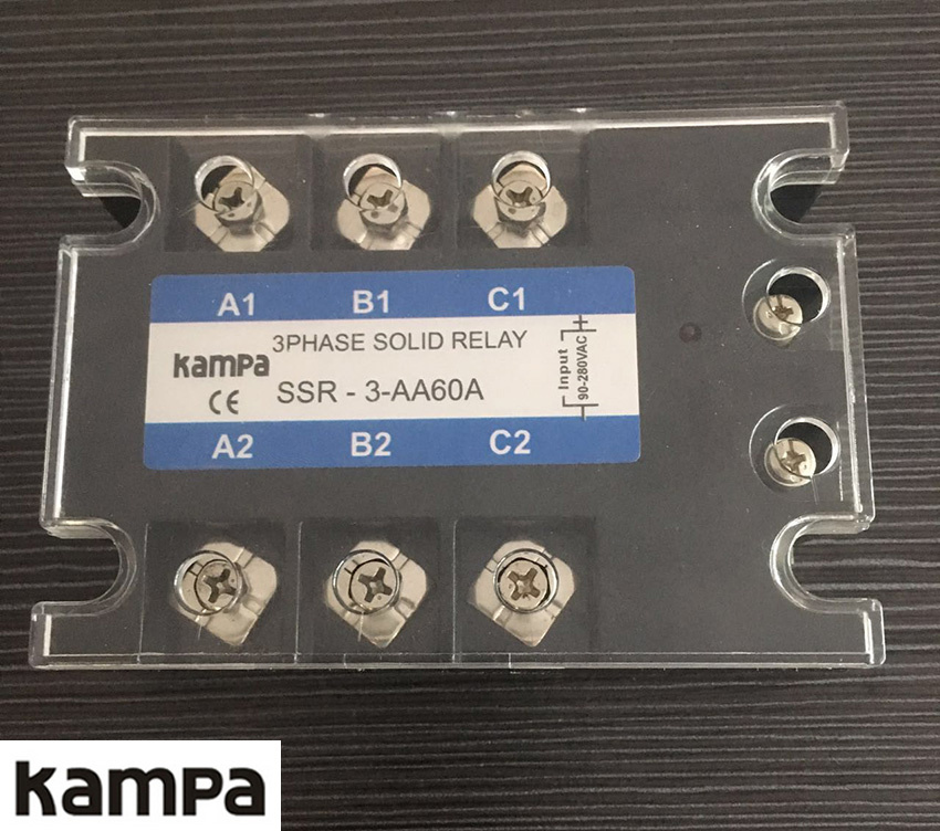 Tsr-60AA Input 80-280VAC Load 24-480VAC Three-Phase Solid State Relay 