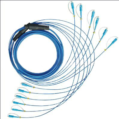 SC-SC/UPC Armored Fiber Optic Patch Cord 6 Cores