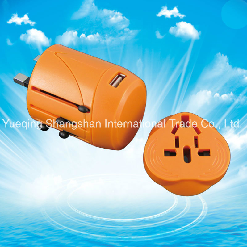All-in-One Universal Travel Adapter with USB Charger