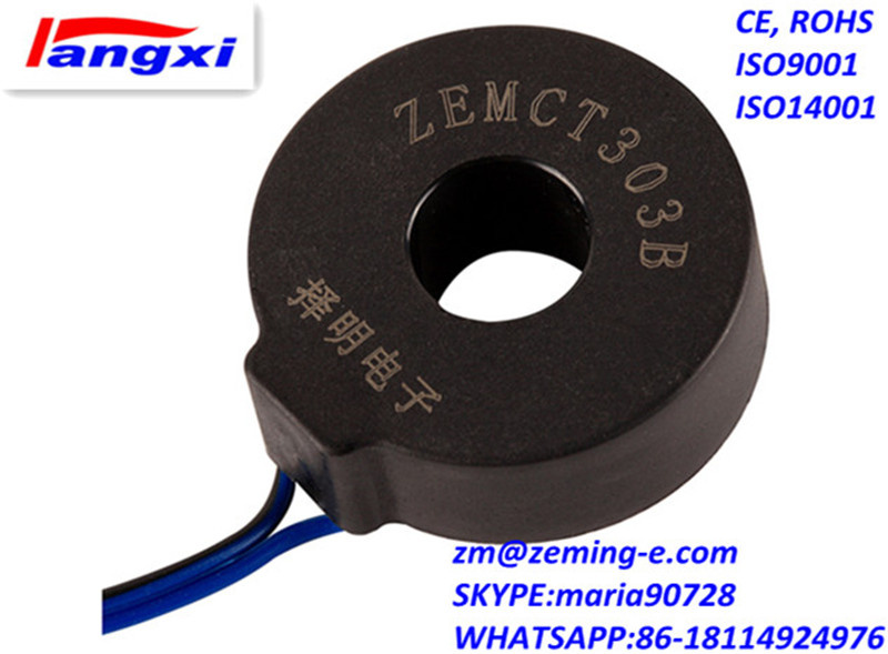 Flying Wires Current Transformer 13mm Hole 2000: 1 800A 5ohm