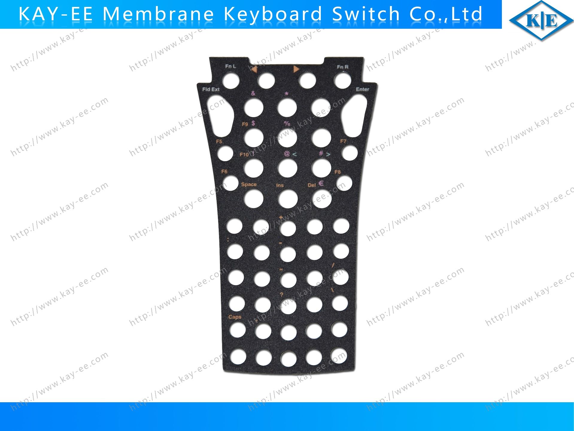 PE Die Cut Nameplate with Spacer