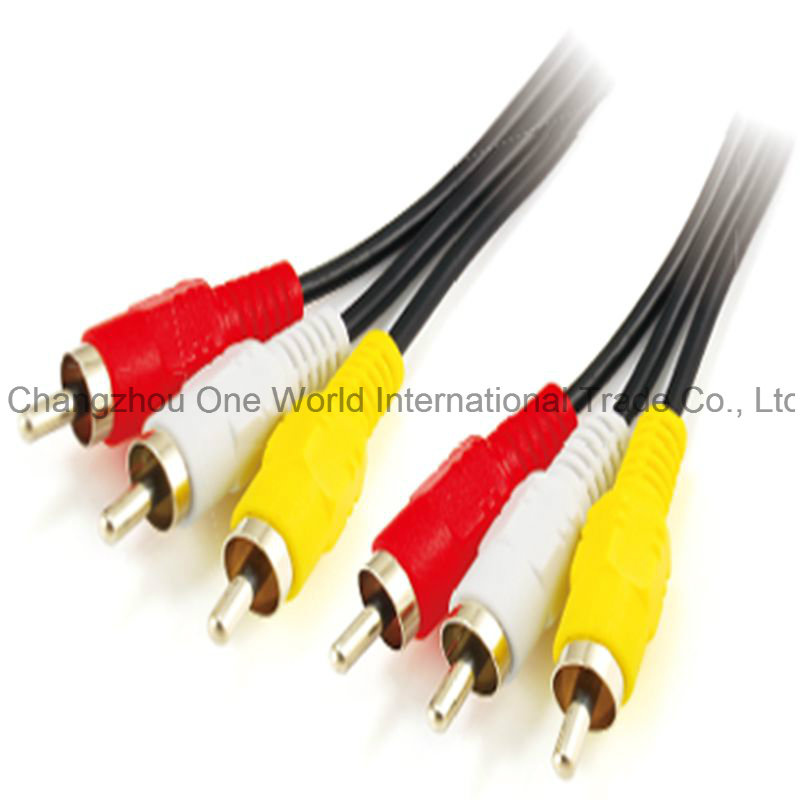 3 RCA Plugs -3 RCA Plugs Cable
