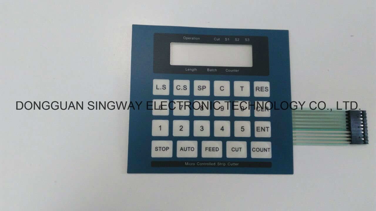 Customized Poly Dome Membrane Switch/Graphic Overlay with Housing