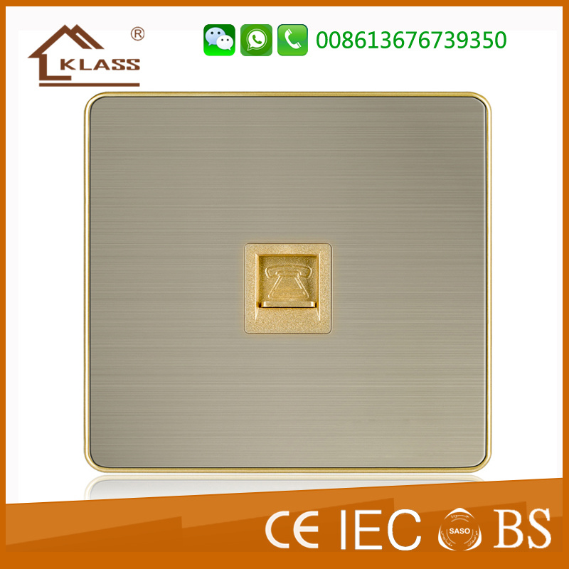 UK Type BS Standard 1 Gang Electrical Computer Socket