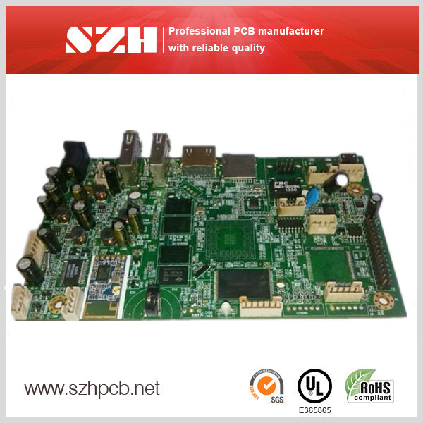Rigid PCB Assembly with HASL Lf Surface Finishing