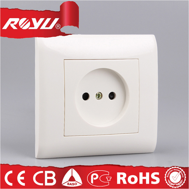 CB Approved PC Material Viko Design French Wall Socket