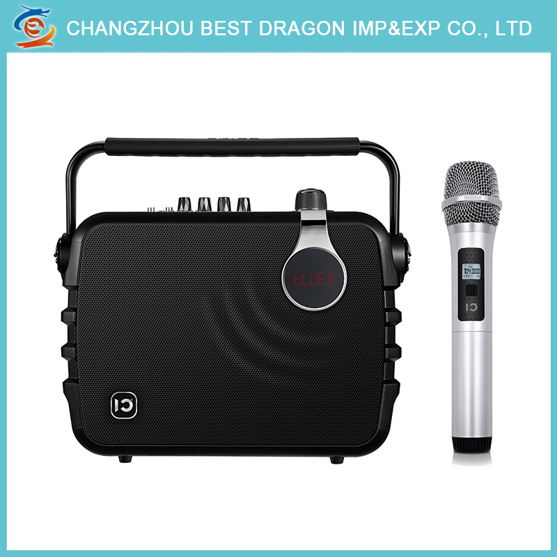 Portable Loudspeaker with Karaoke UHF Wireless Microphone