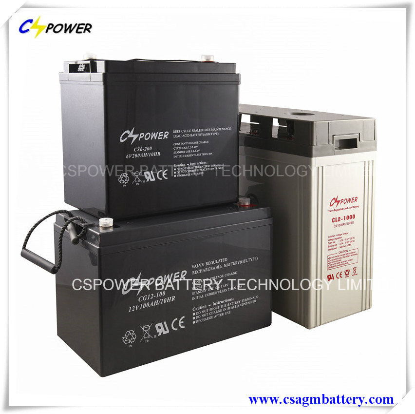 2V/6V/12V High Quality Lead Acid Battery SMF Battery Csseries
