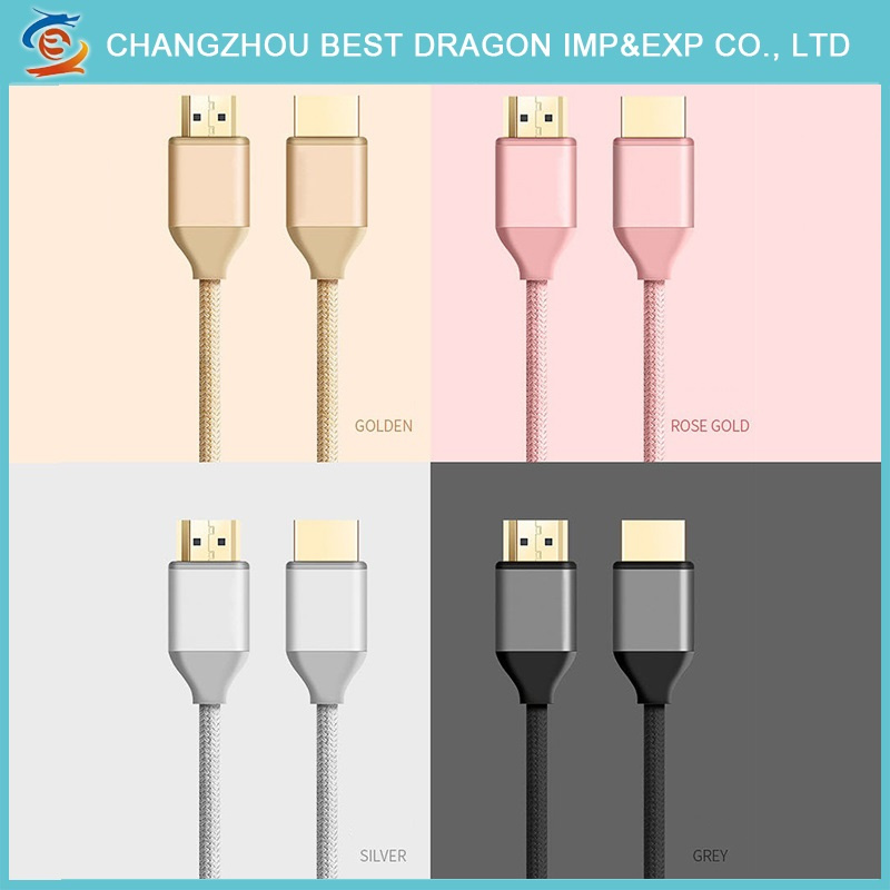 High Speed 2.0 2160p 4K 3D HDMI Cable with HDMI V1.4