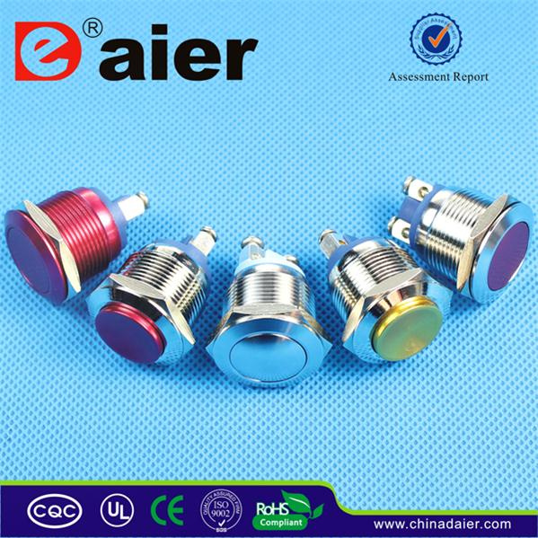 Bi-Color Momentary Push Button Switch, Power Switch (PBS-28B-2/4)