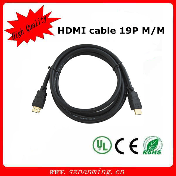 Gold Plated 1080P HDMI V1.3 M-M Shielded Connection Cable