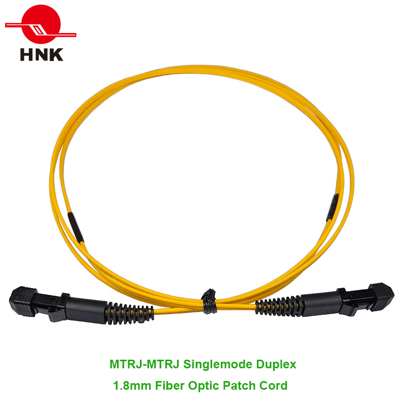 MTRJ-MTRJ Duplex Singlemode 1.8mm Fiber Optic Patch Cord