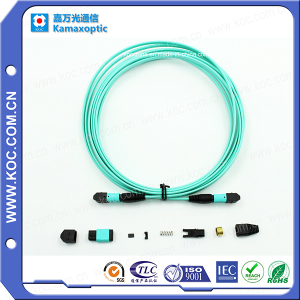 MTP/MPO Om3 12cores Fiber Optic Patch-Cord