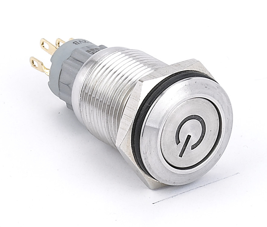 16mm Momentary Latching Electrical Power Push Button Switch