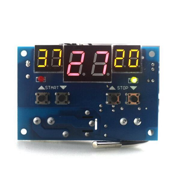 Intelligent Digital Thermostat Temperature Controller Regulator with Ntc Sensor W1401 Termostato DC12V