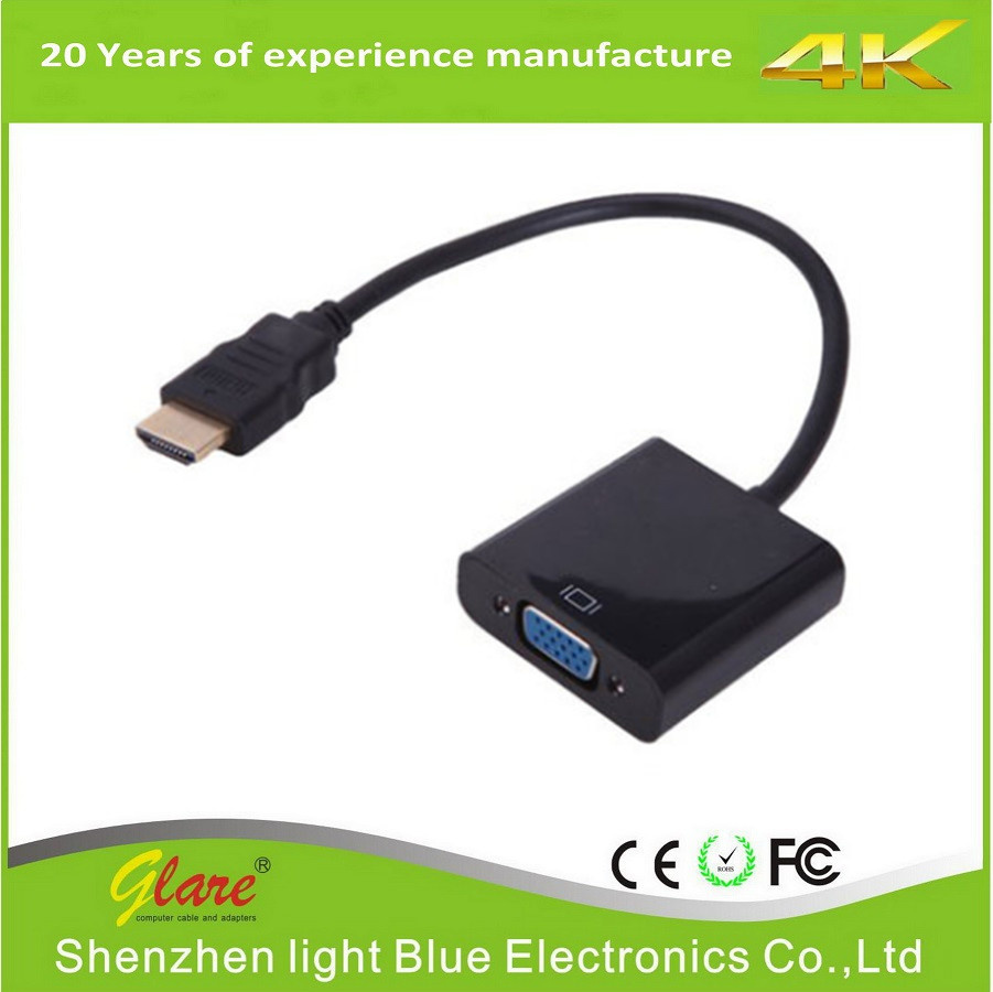 Wholesale Price HDMI to VGA Adapter Cable with Active