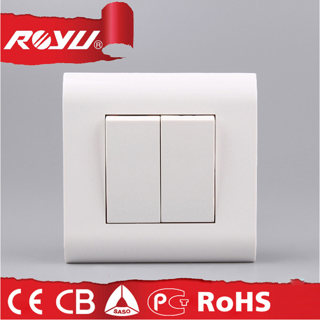 Mosaic Series 2 Gang Push Button Switch