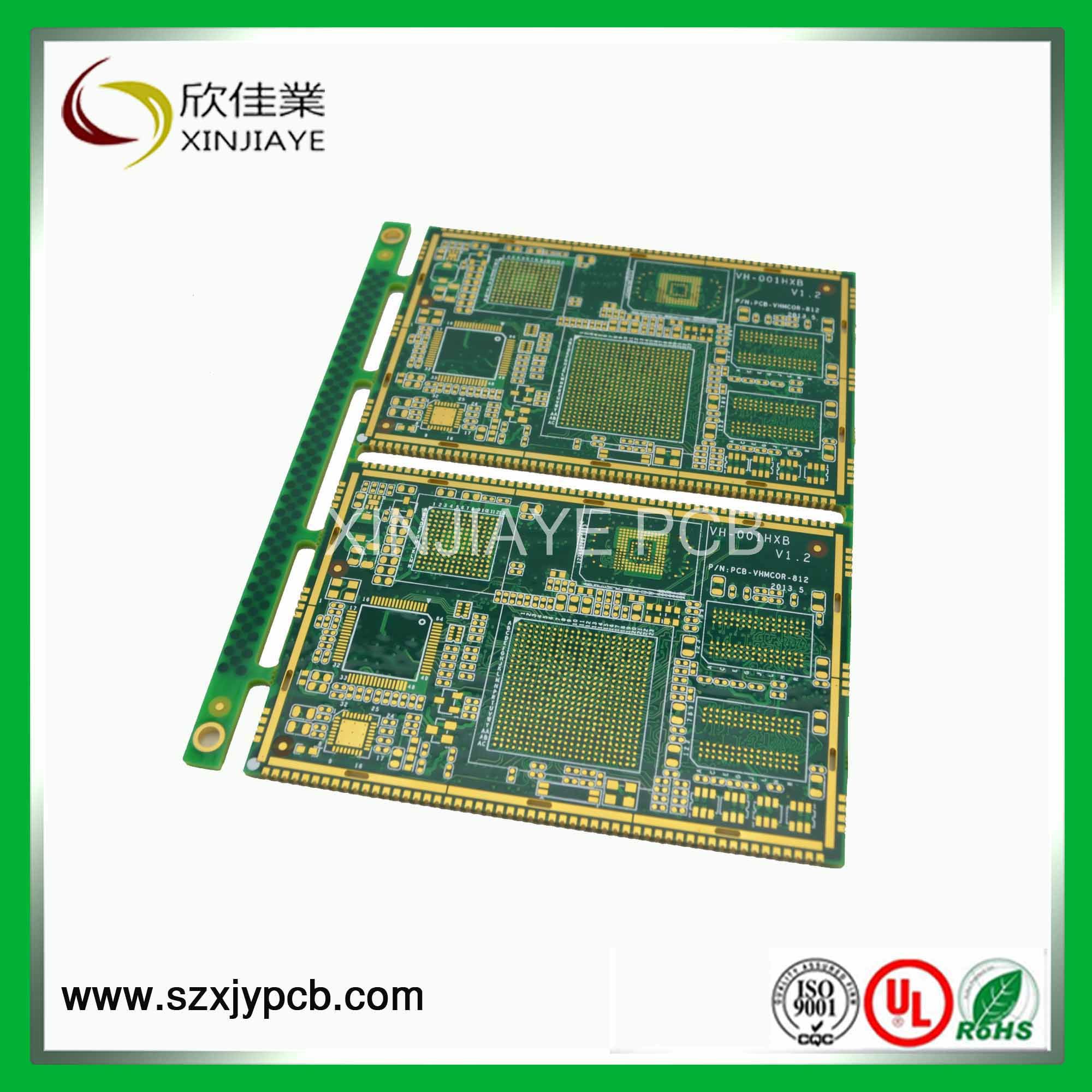 Double Sided PCB with Gold Immersion Green Solder Mask
