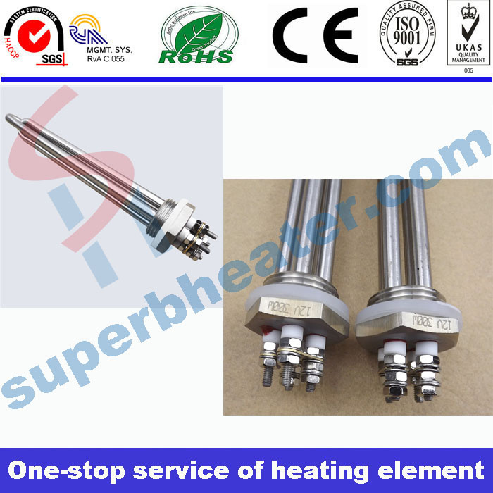 Immersion 12 Volt Tubular Heaters for Car Heaters Heater Elements