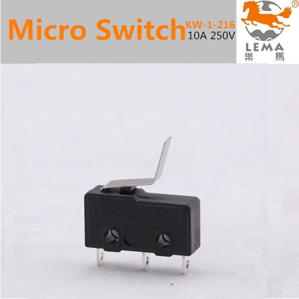 3A 250VAC Electric Tiny Micro Switch Kw-1-216