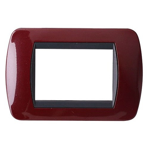LV20-9 Italian Zinc Alloy 3 Module Wall Switch Plate