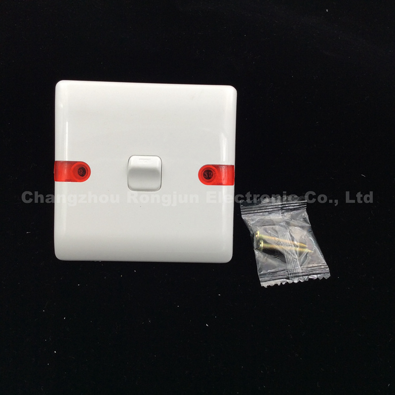 15A 250V ABS Copper Material Wall Switch (W-082)