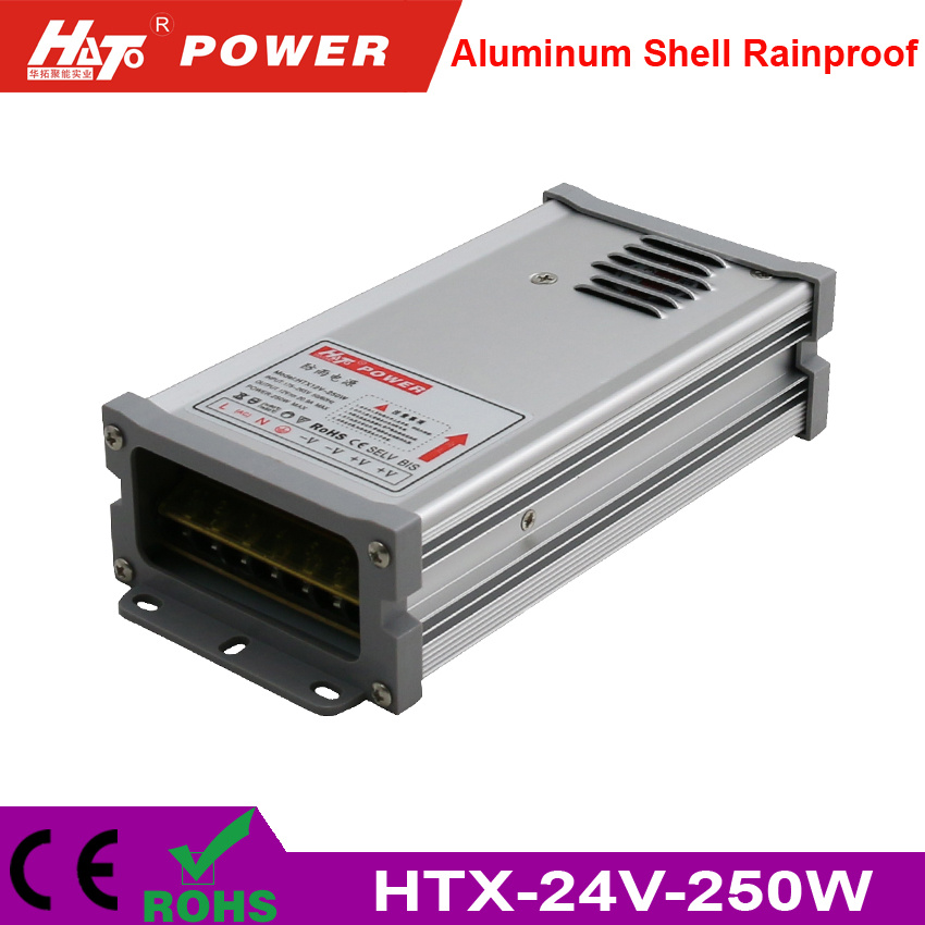24V 10A 250W LED Transformer AC/DC Switching Power Supply Htx