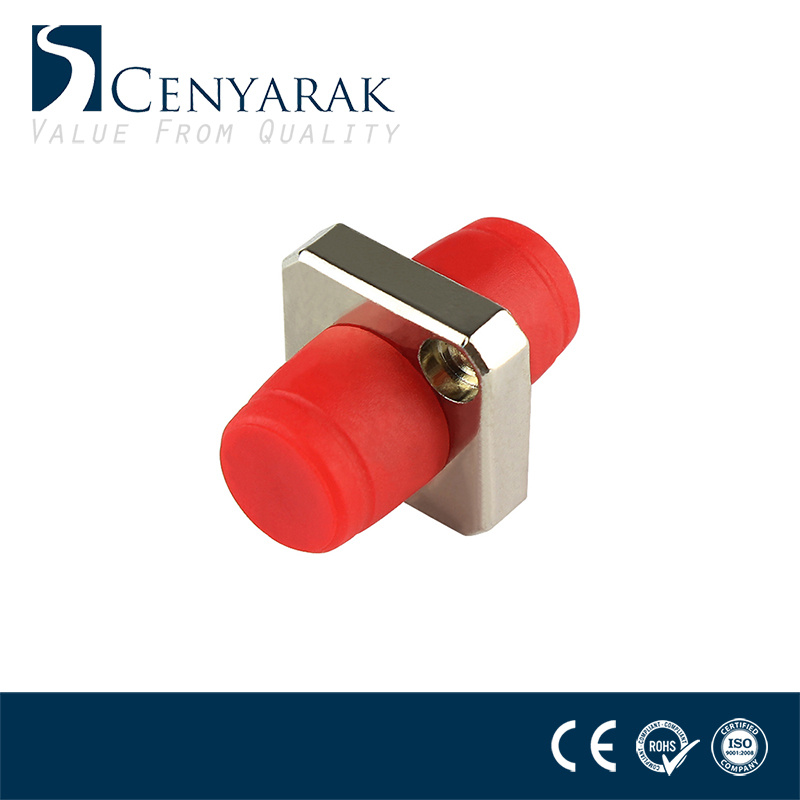 FC to FC Simplex Square Solid Type Fiber Optic Adapter