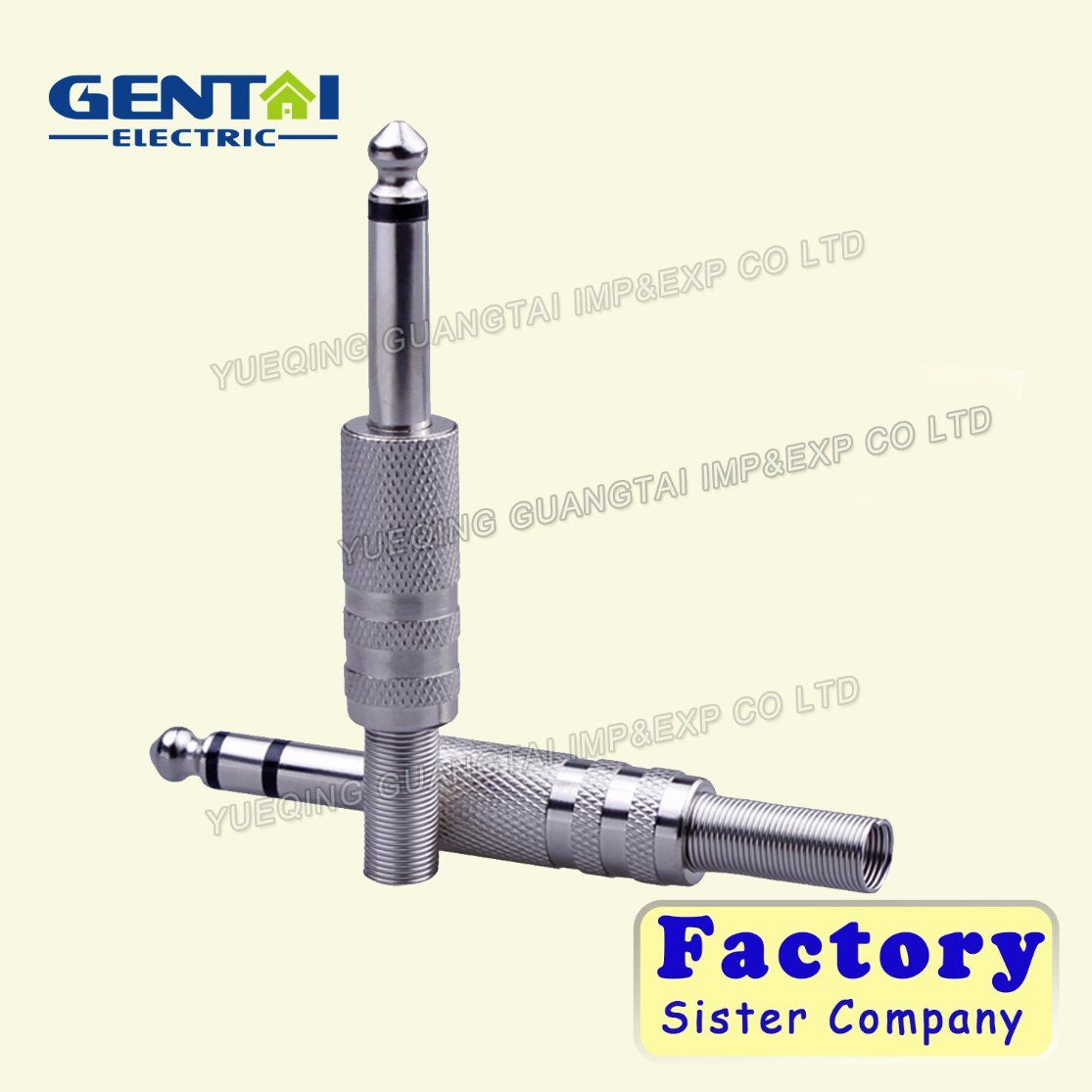 3.5mm Mono Plug Audio Jack Connector Adapter Headphone Plug