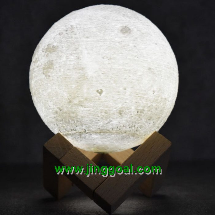 Rechargeable 3D Print Moon Lamp