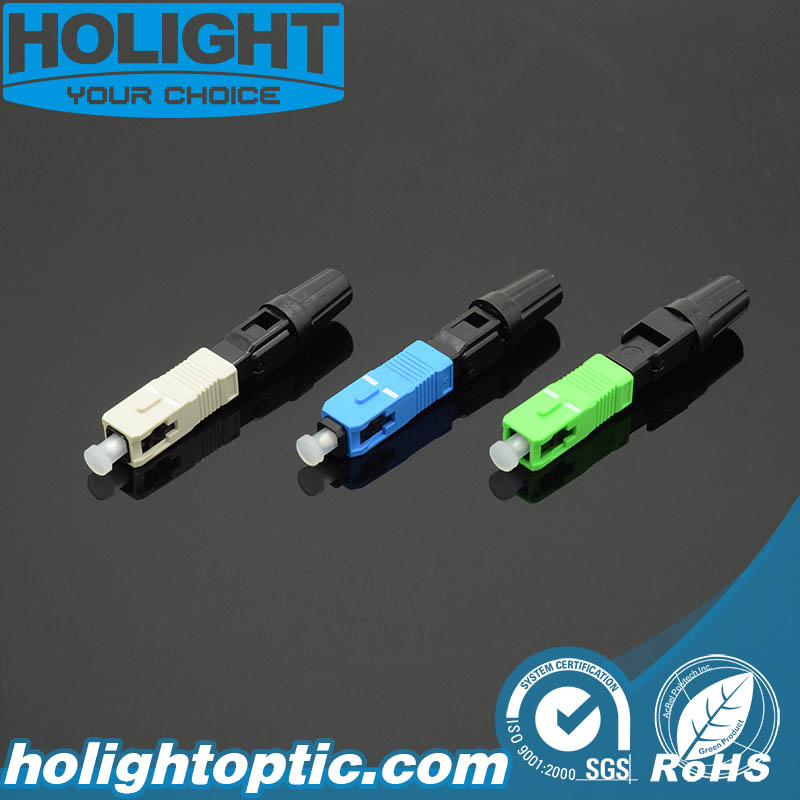 Sc Types of Fiber Optic Connectors for FTTH