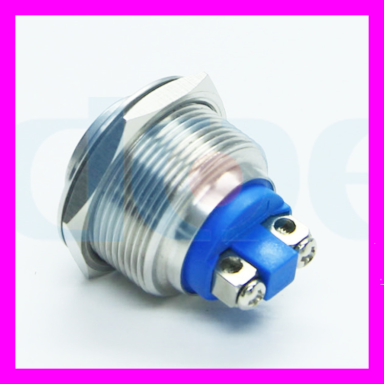 22mm High Round Metal Push Button Switch Waterproof