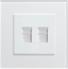 TUV Certified China BS Double Tel Socket Manufacturer