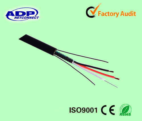 2016 New Arrival Fiber Optic Cable FTTH with Power Cable