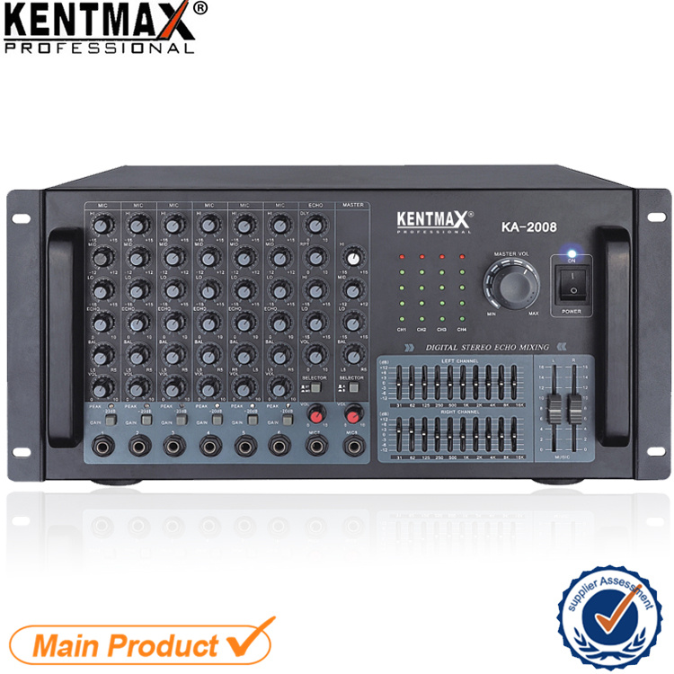 Amplifier with Wireless Microphone Function