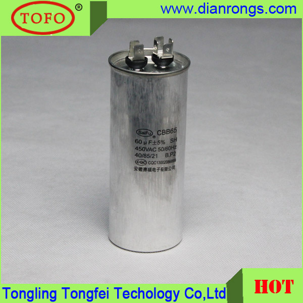 Cbb65 AC Run Capacitor for Pump Air Conditioner