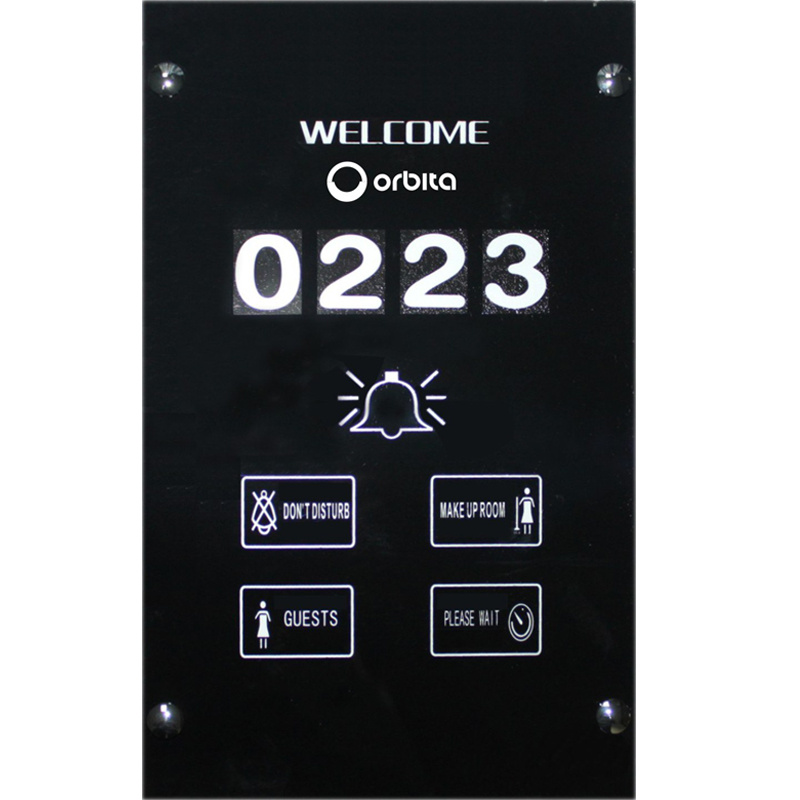Mini Digital Touch Screen Status Switch for Hotel Room with Room Status Display