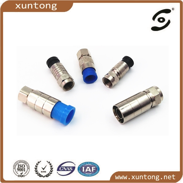 CATV Connector F Connector for RG6 Connector Coaxial Cable