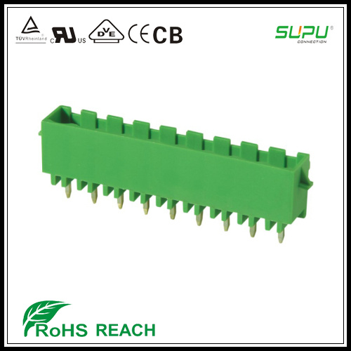 5.0/5.08mm Pitch Straight Pin Male Connector with Locking Device