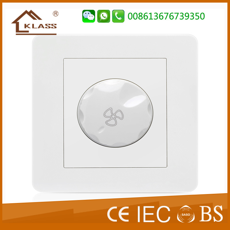 1 Gang Speed Fan Dimmer Switch with Single Pole
