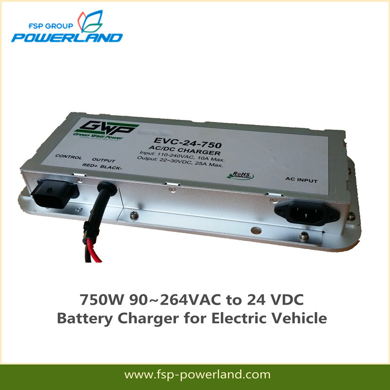 750W 24V IP67 Hi-Efficiency EV Battery Charger