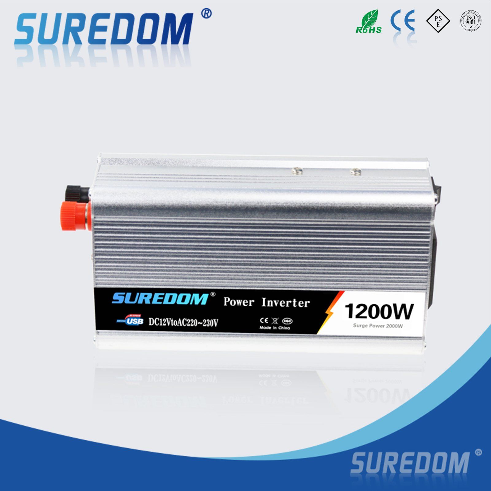 OEM Single off Grid AC 1200W Power Inverter with USB